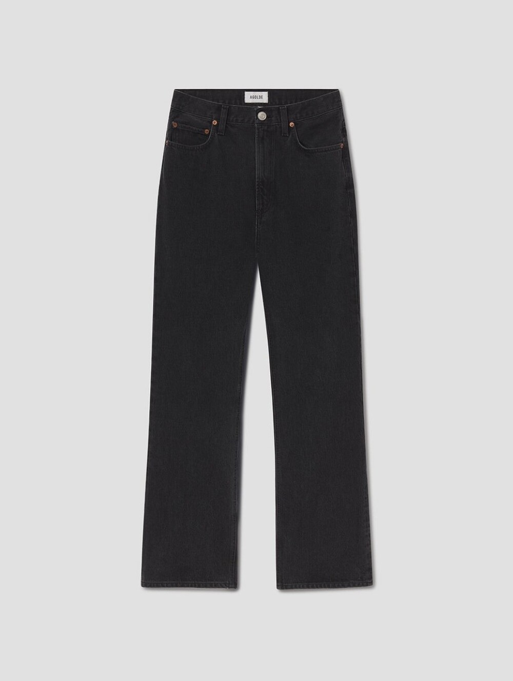 AGOLDE Leena Mid Rise Baby Flare Jeans In FORECAST - Picture 6 of 13